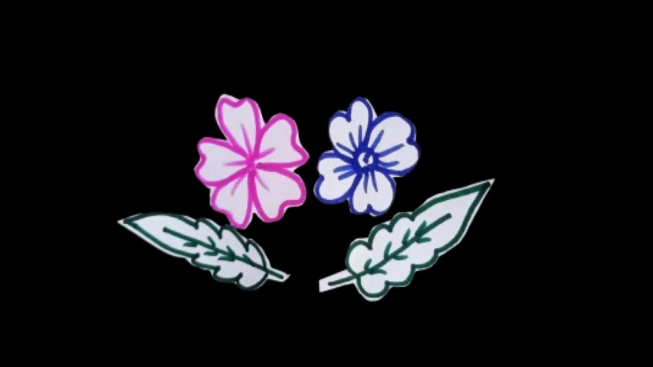 Easy DIY Paper FlowersHow to make Easy morgina paper crfts ❤️🌸☘️