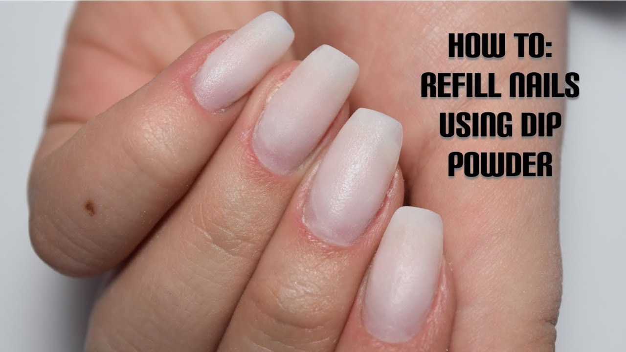 how to refill nails using dip powder | ft. color club dip system