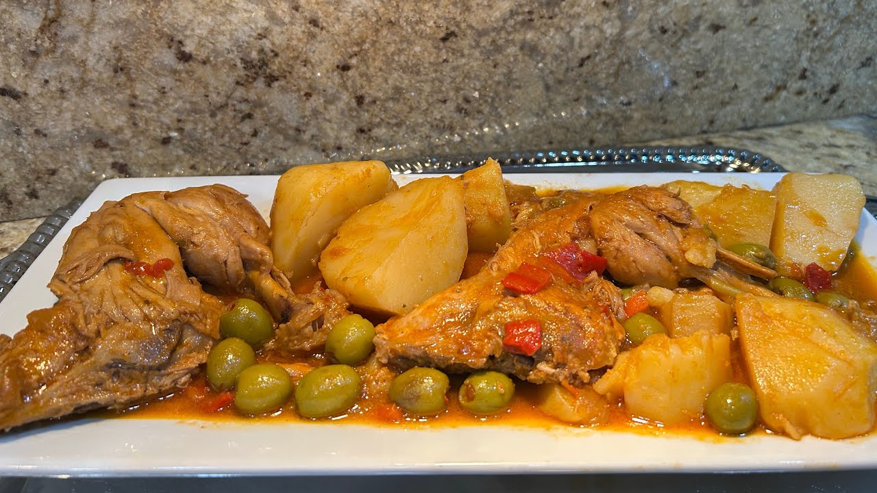 Deliciosa receta de fricasé de pollo al estilo Cubano y a mi manera fácil y muy rica