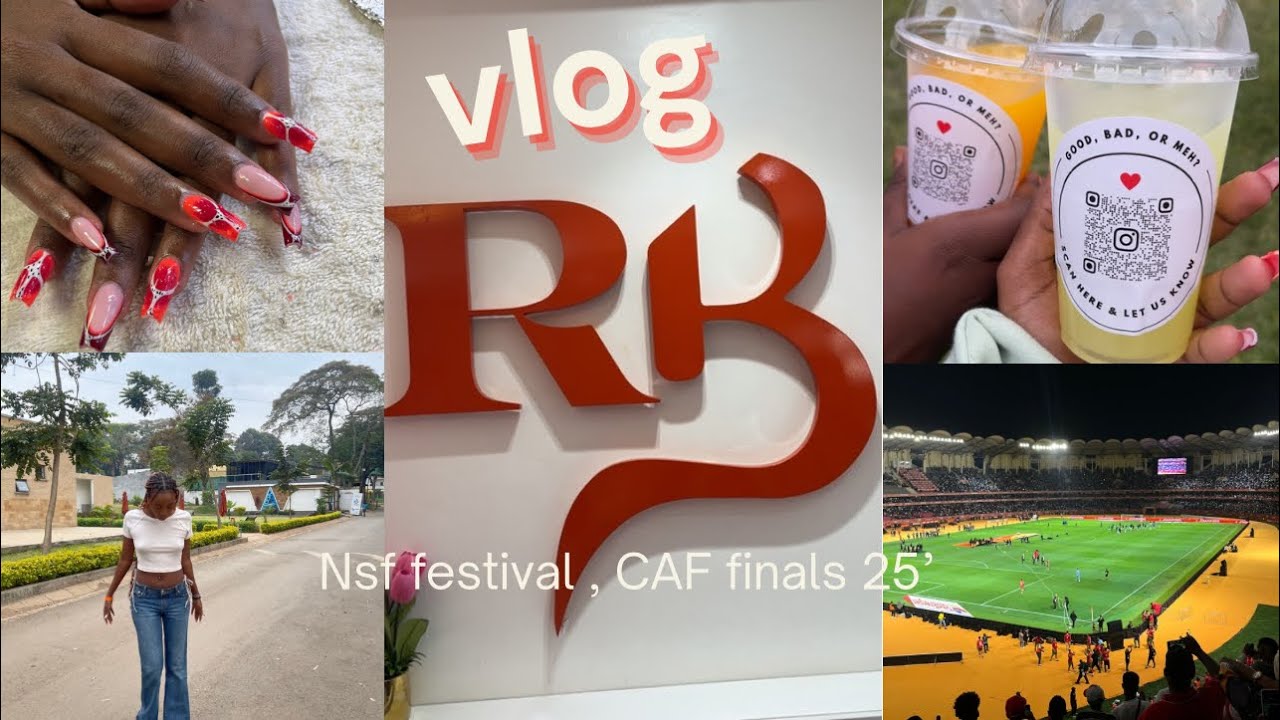 Weeklyvlog ; CAF 25’ finals ,NSF festival , hair & nail appointment , waxing ….. 