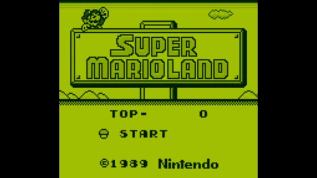 Super Mario Land (Game Boy) - (Opening & Demo Loop)