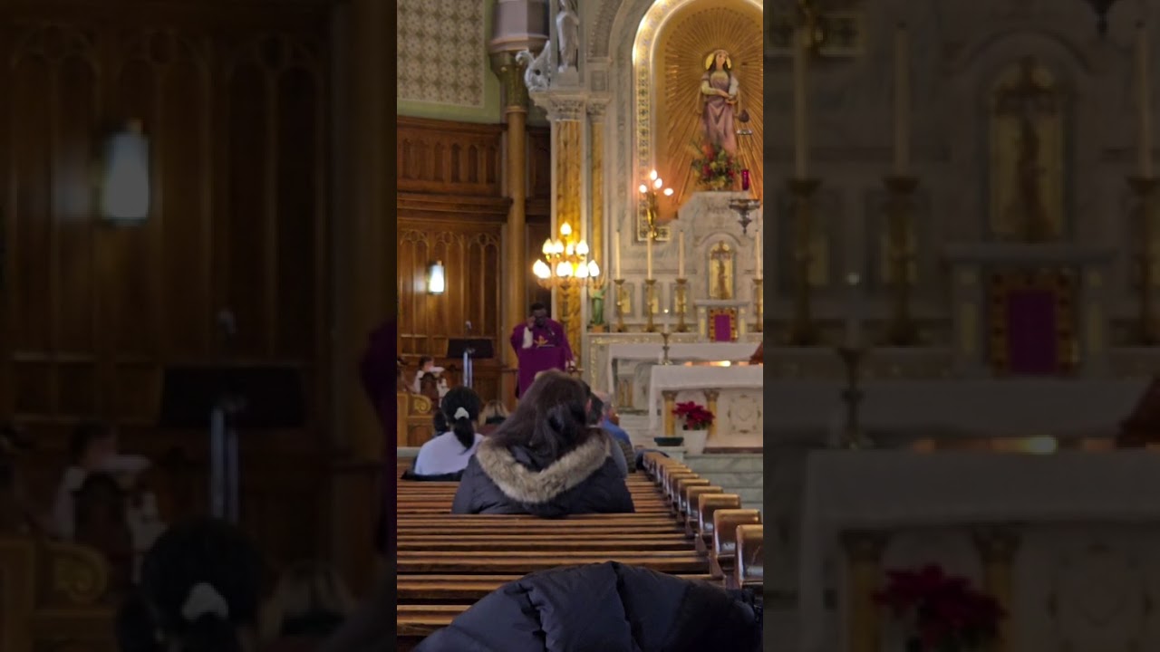 Messe a Sainte Cecile, Montreal … 1er dimanche de careme … La predication 