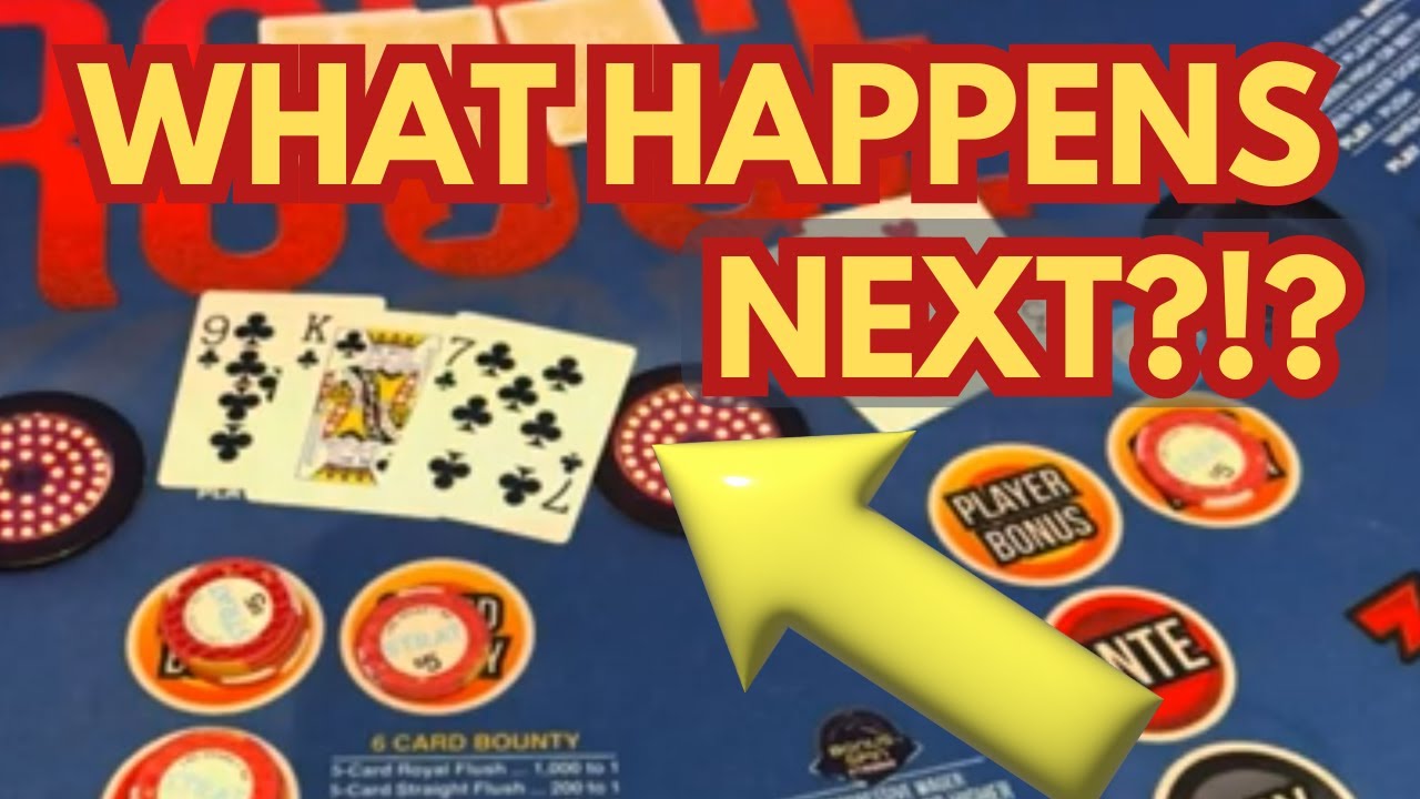 3 CARD POKER in LAS VEGAS! WHAT HAPPENS NEXT?!?
