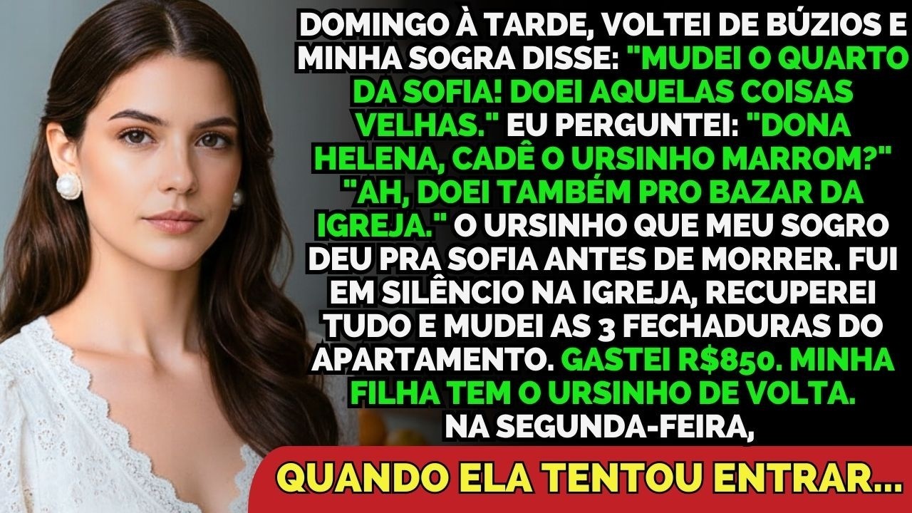 Minha Sogra Mudou O Quarto Da Minha Filha E Doou O Ursinho Do Vovô — Troquei As Fechaduras