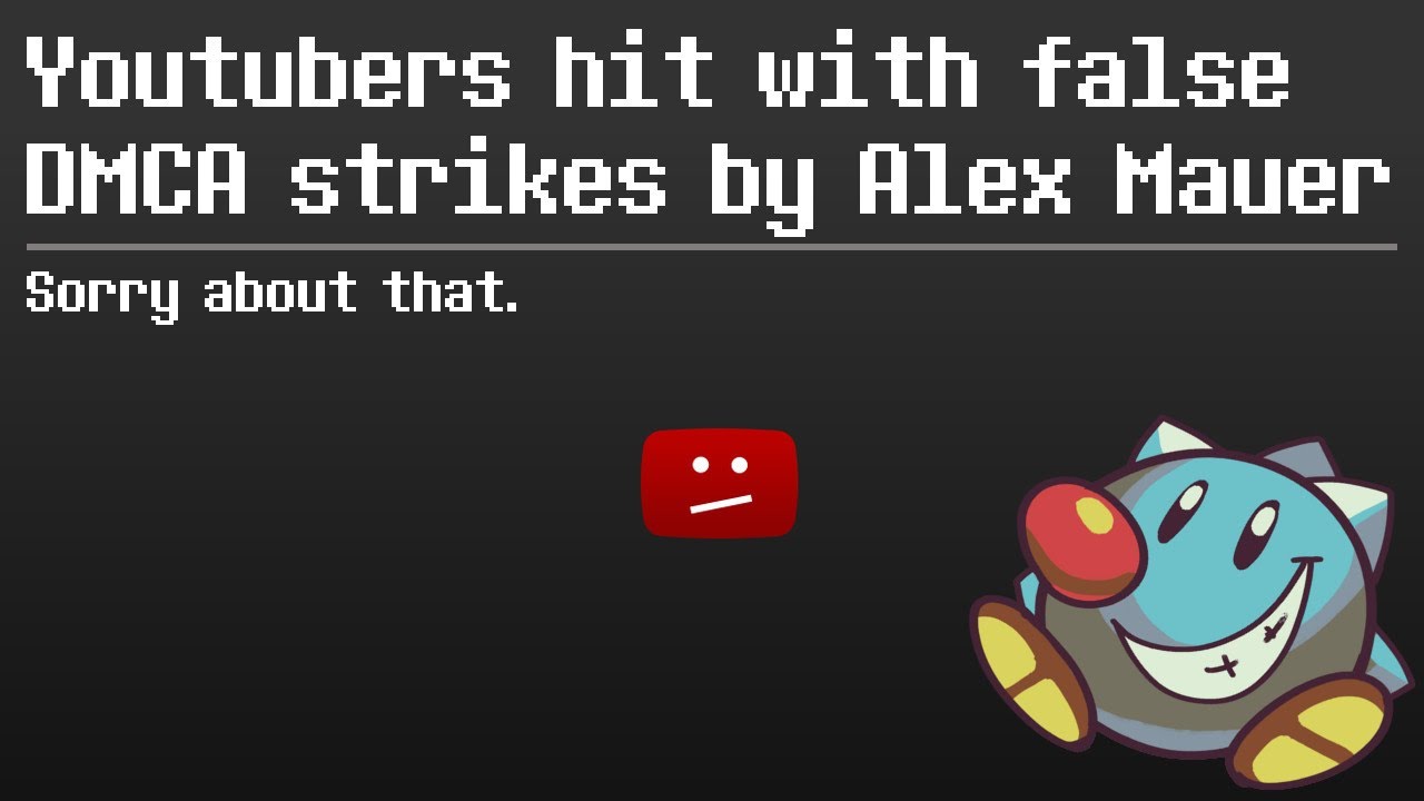 Youtubers hit with DMCA strikes by Alex Mauer for playing Starr Mazer DSP
