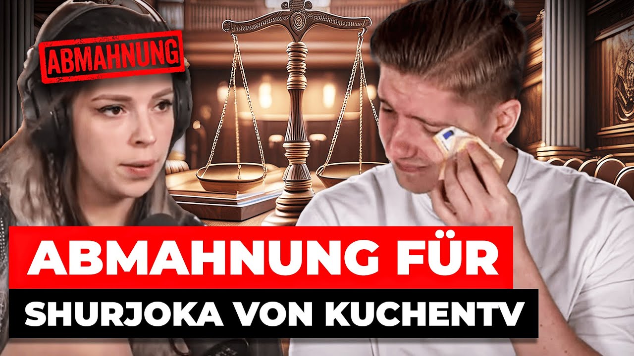 Abmahnung für Shurjoka von KuchenTV!