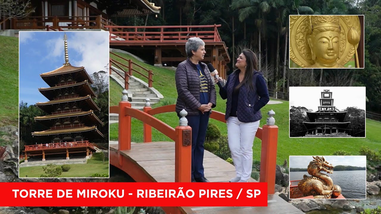 TORRE de MIROKU - Templo Luz do Oriente - Ribeirão Pires SP