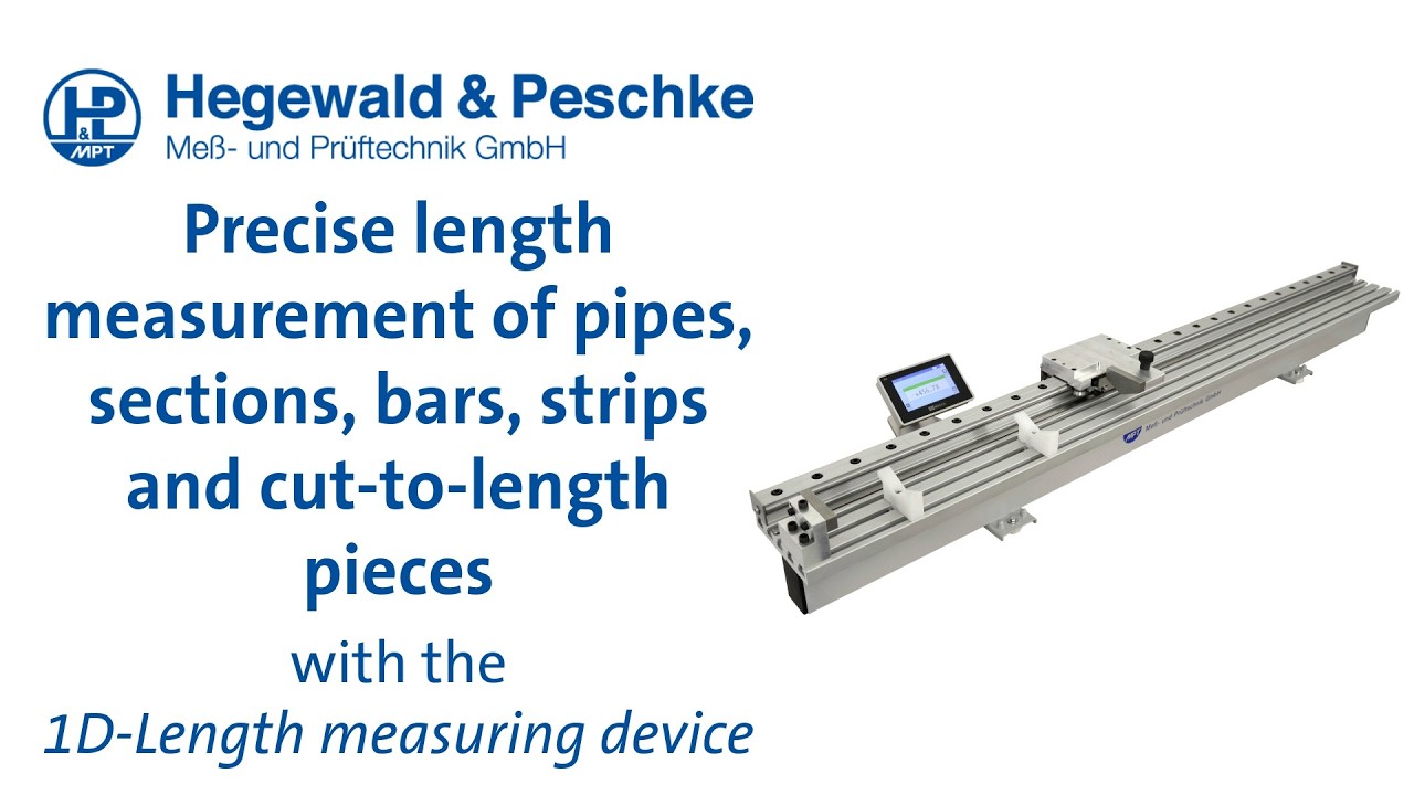 1D length measurement device “light” - for tubes, profiles, poles, bars, belts, cords, cuts…
