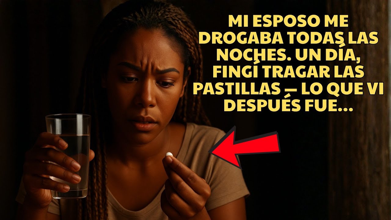 Mi esposo me drogaba todas las noches. Un día, fingí tragar las pastillas — lo que vi después fue…