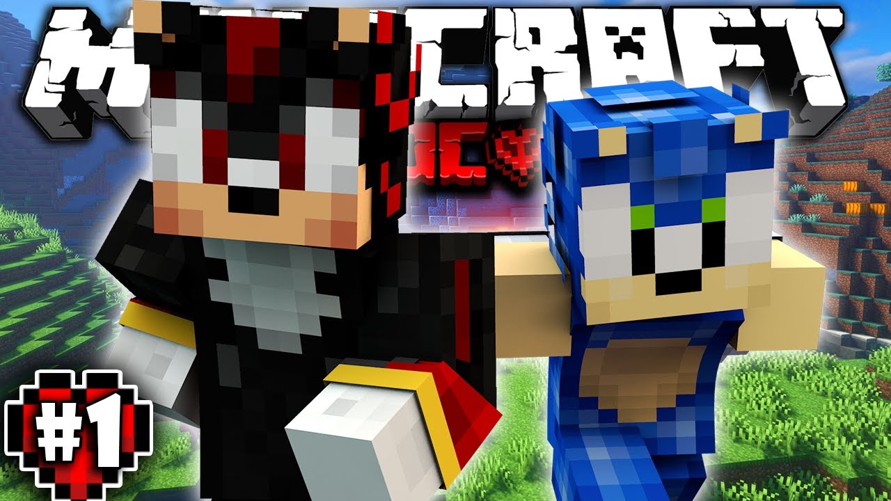 Sonic & Shadow Play Minecraft Hardcore Часть 1 - УЖАСНОЕ НАЧАЛО!!