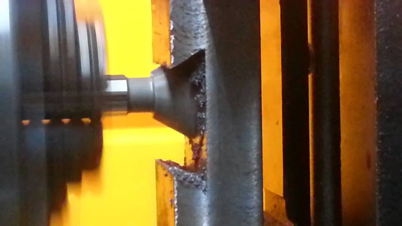 Fresando  con torno.