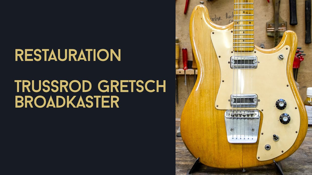 Gretsch Broadkaster Solid Body 70's : Remplacement du Trussrod