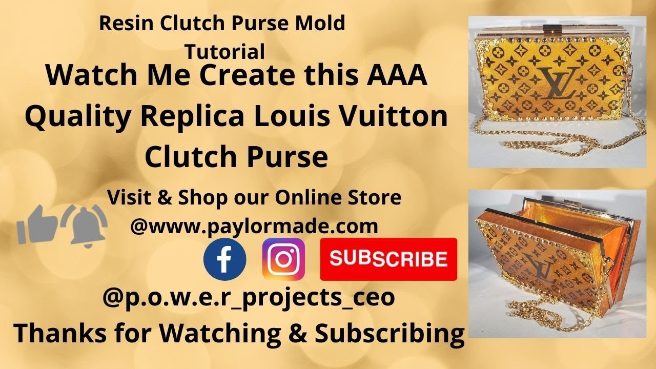 Come Resin with Me. Resin AA Quality Replica Clutch Purse