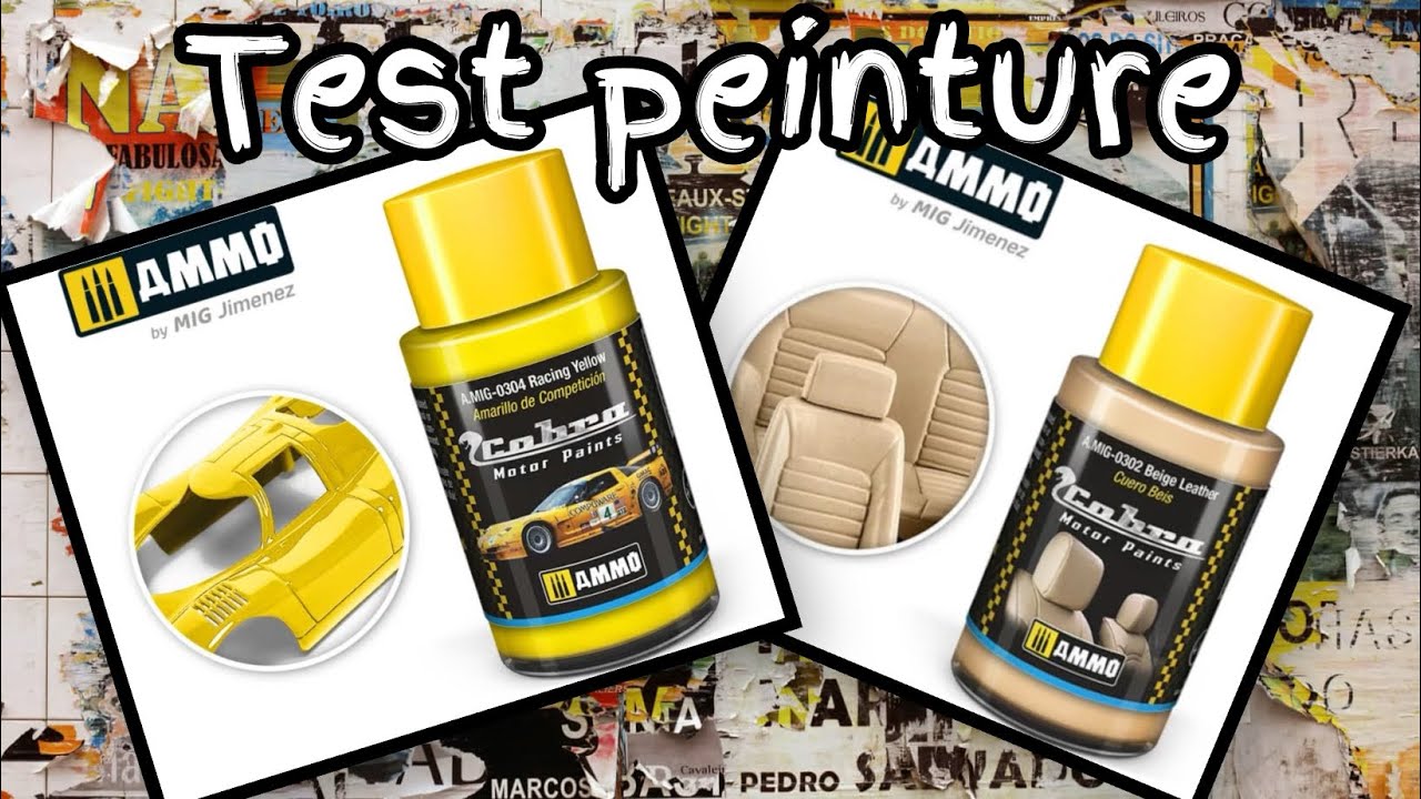 TEST peinture Ammo Cobra Motor Paints