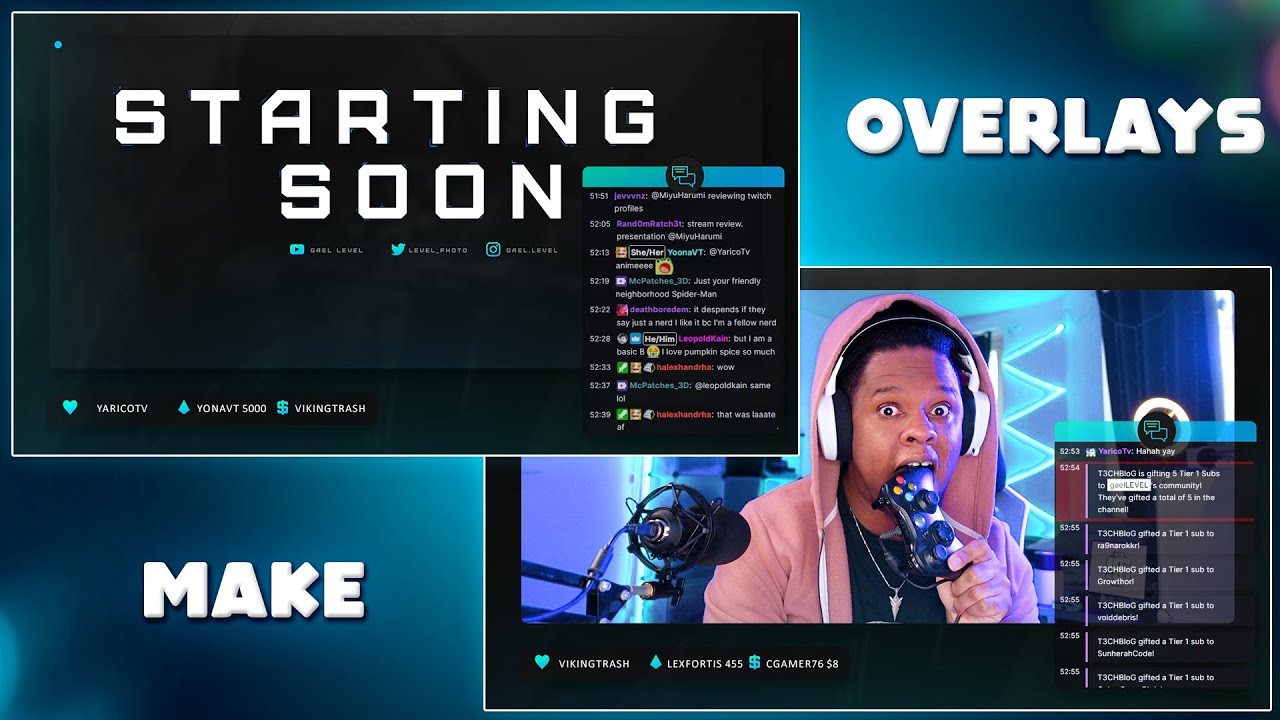 Making Twitch Overlays with Free Resources - Photopea Tutorial