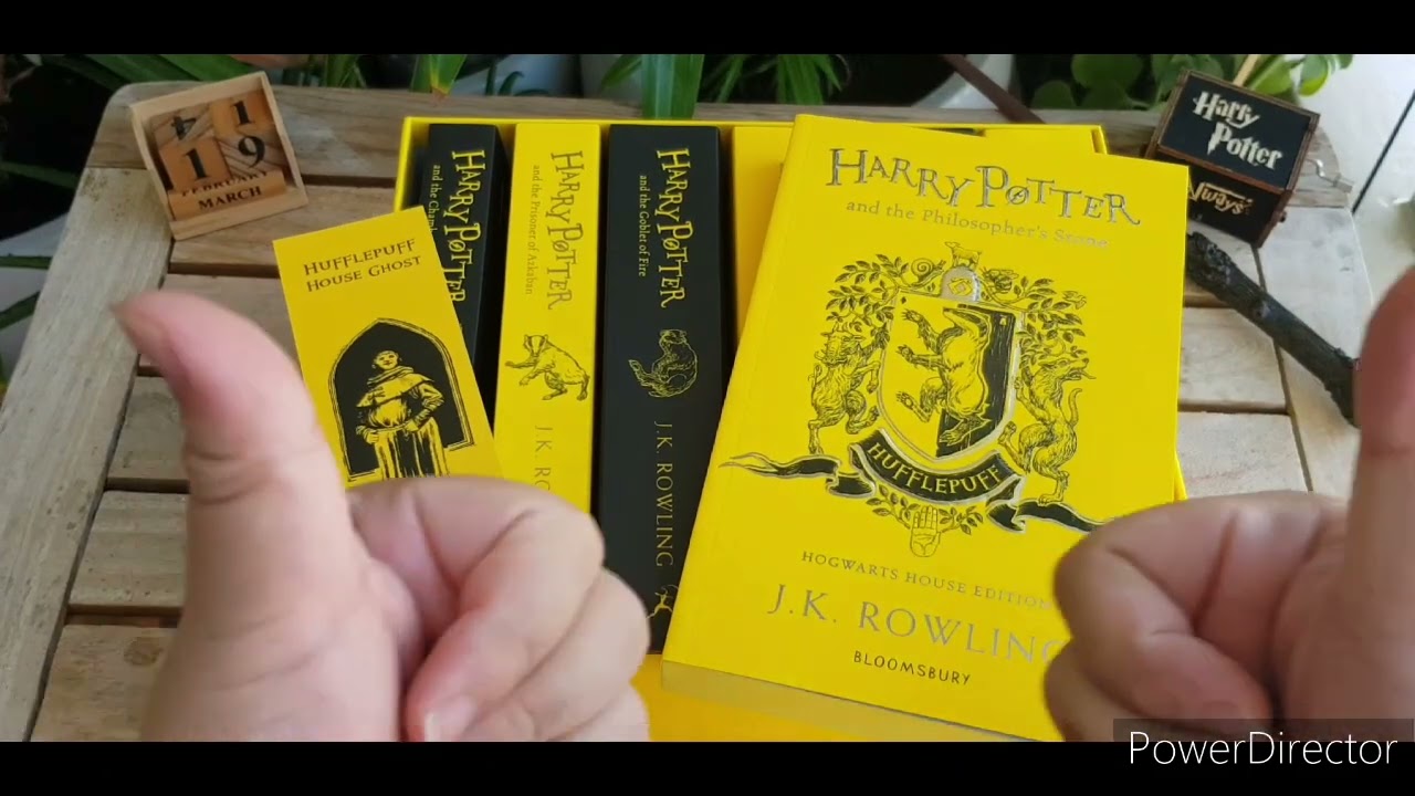 Harry Potter Hufflepuff House Editions Paperback Box Set