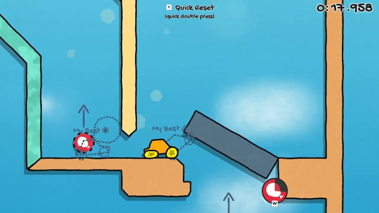 [WR] JellyCar Worlds | 1-4 Secret Exit in 33.275