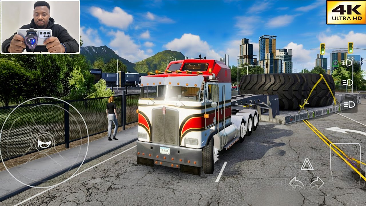 Truck Simulator Big Rigs New Update - Kenworth K100E Offroad Tyres Delivery | 4K ULTRA 