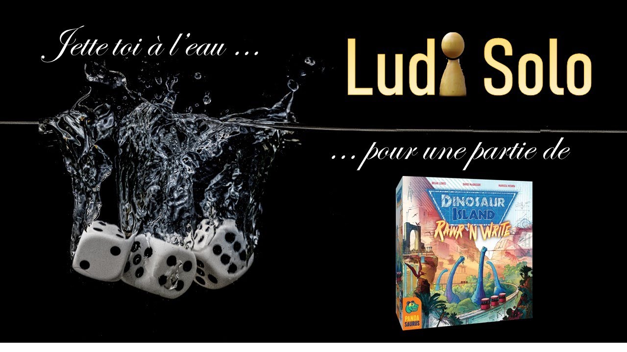 Roll & Write - Une partie de Dinosaur Island Rawr'N Write