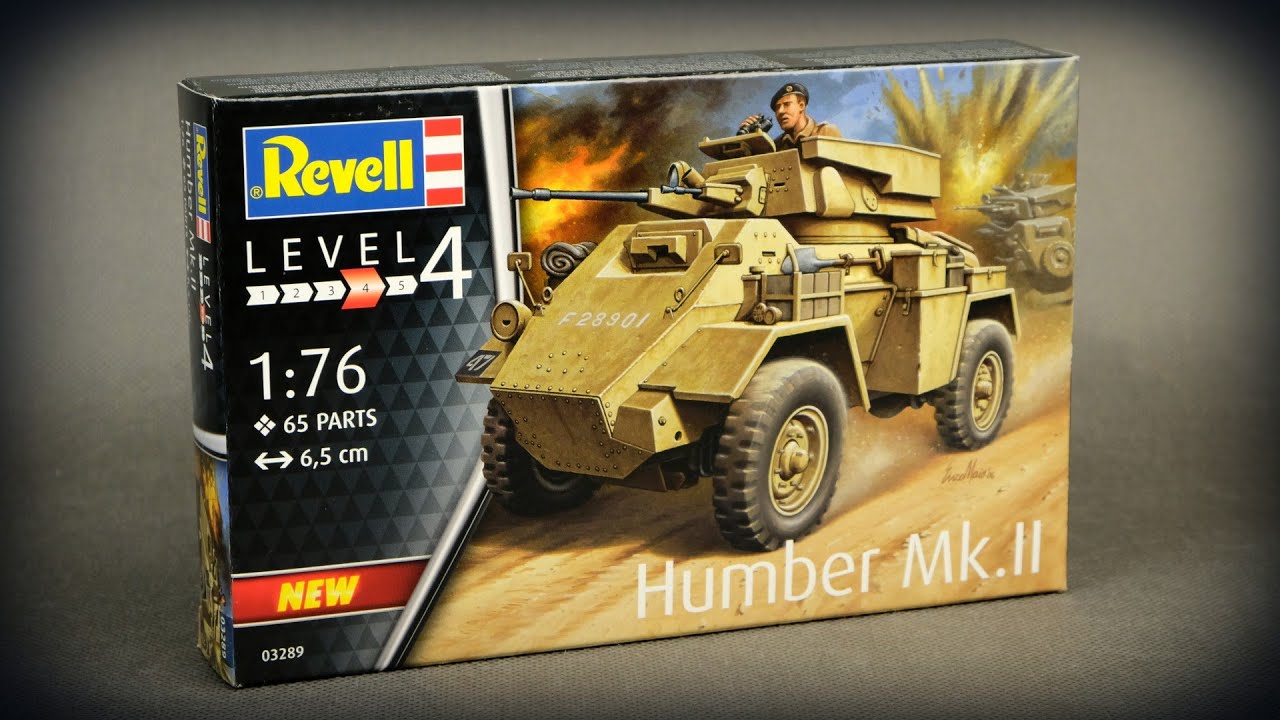 Revell 1:76 Humber Mk. II (03289) - unboxing