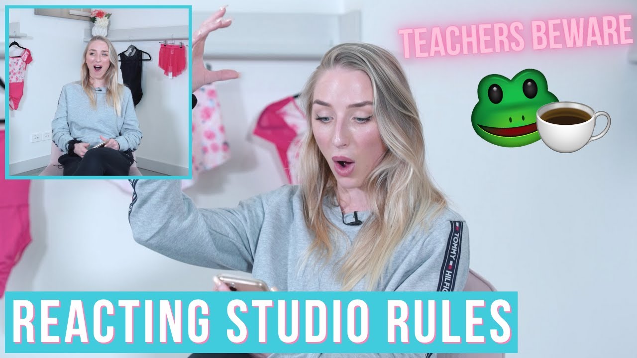 REACTING TO DANCE STUDIO RULES PART 2 | Dance Teachers Beware