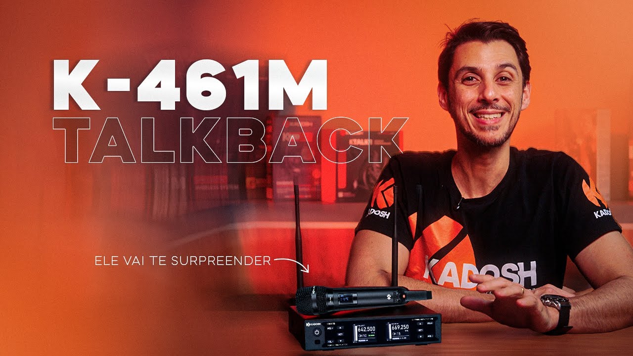 K461TB: O Microfone Sem Fio com TalkBack Integrado!