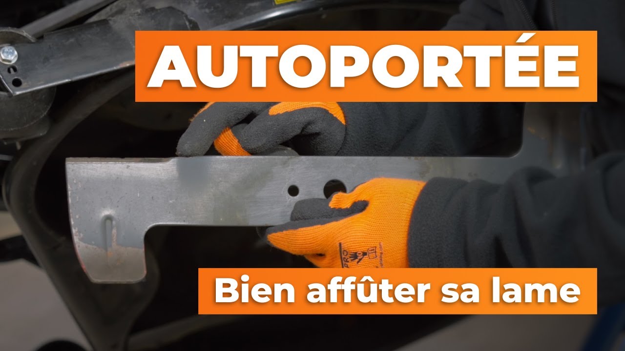 Autoport&eacute;e - Aff&ucirc;tage de lame