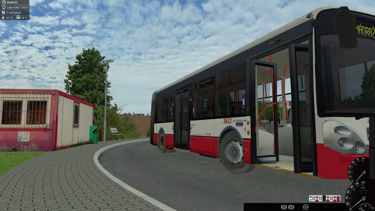 NOVÁ VERZE | Plný autobus na lince 30 na Nádraží Koprasy | SIMT MHD