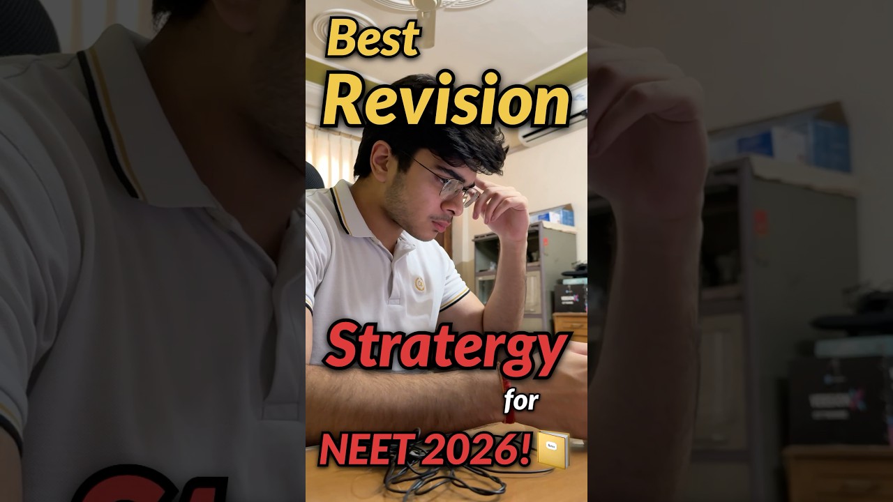 Topper&rsquo;s revision tips for NEET 2026!?🤫📒 #neet #neet2026 #mbbs #revision #motivation #trending