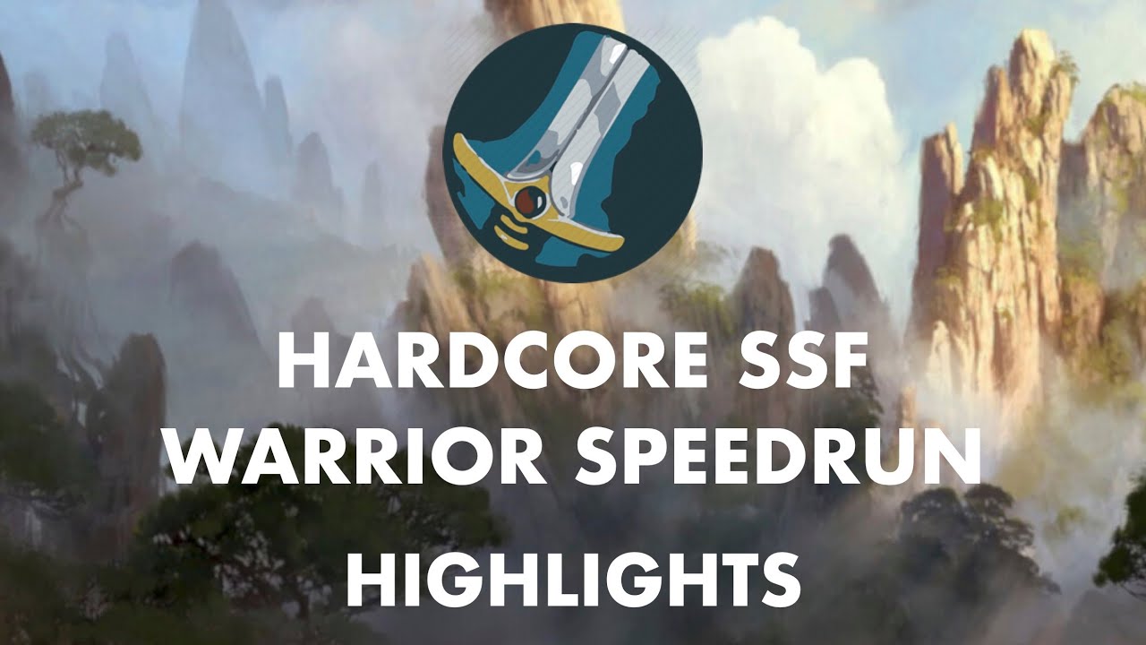 World Record 1-60 Hardcore Warrior Speedrun (3d 9h) | Highlights