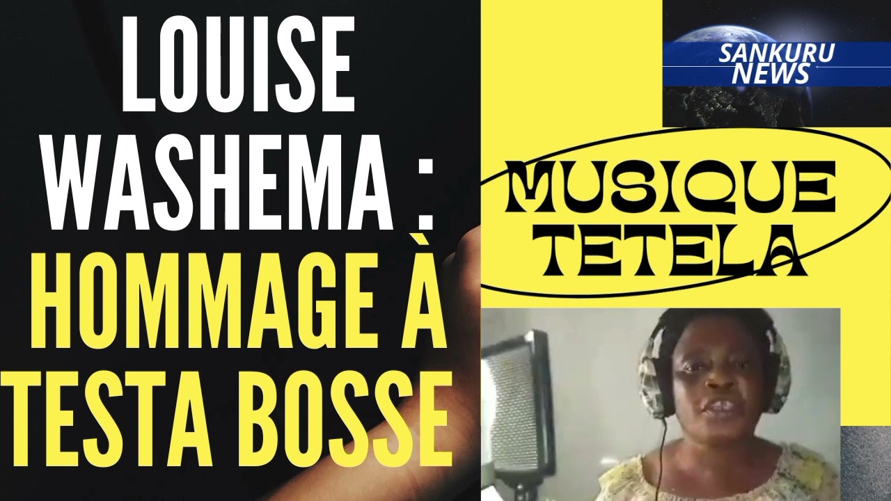 Louise washema chante hommage á TESTA BOSS