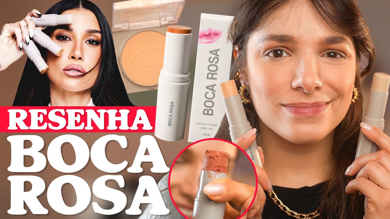 TESTEI a LINHA TODA da BOCA ROSA | Nao deu pra mim :(