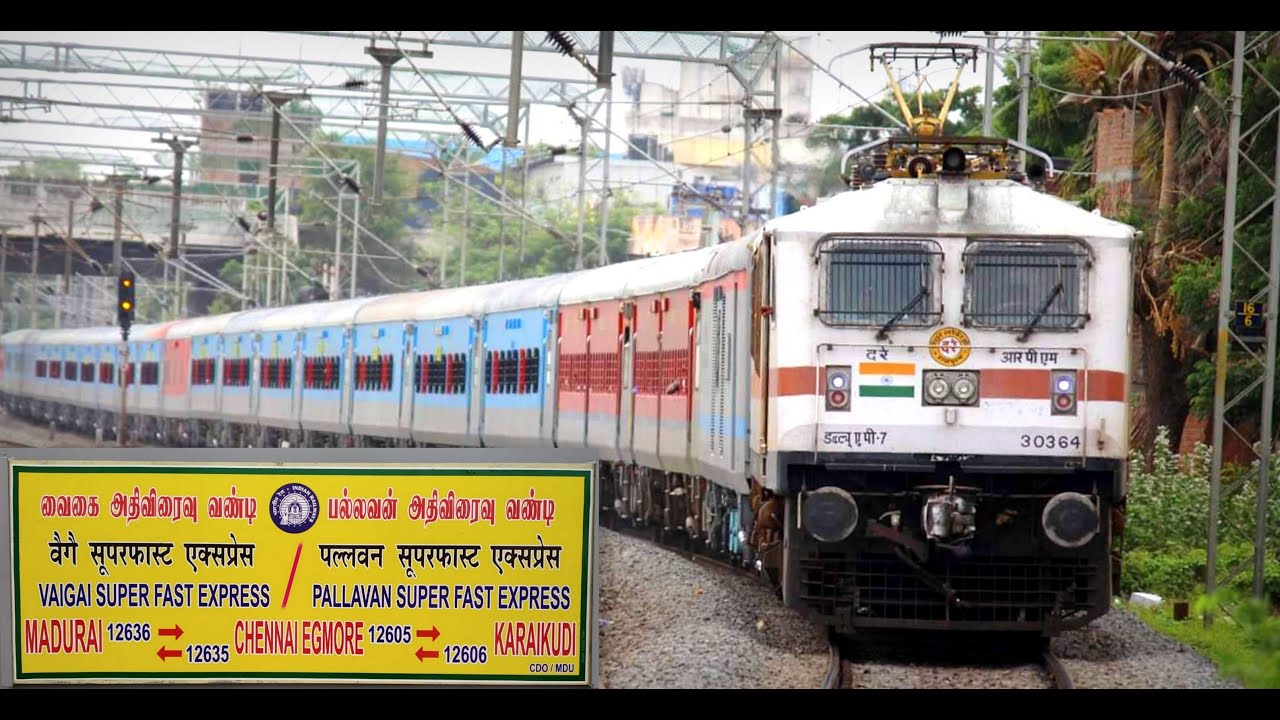 Brand New LHB Rake for VAIGAI and PALLAVAN Superfast Trains | Indian Railways