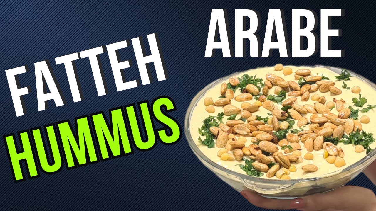 Receta Arabe Fatteh Hummus