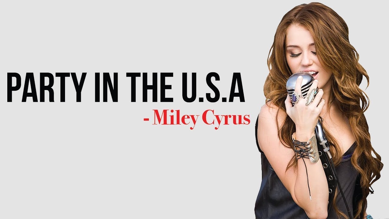 Miley Cyrus - Party in the USA - Karaoke