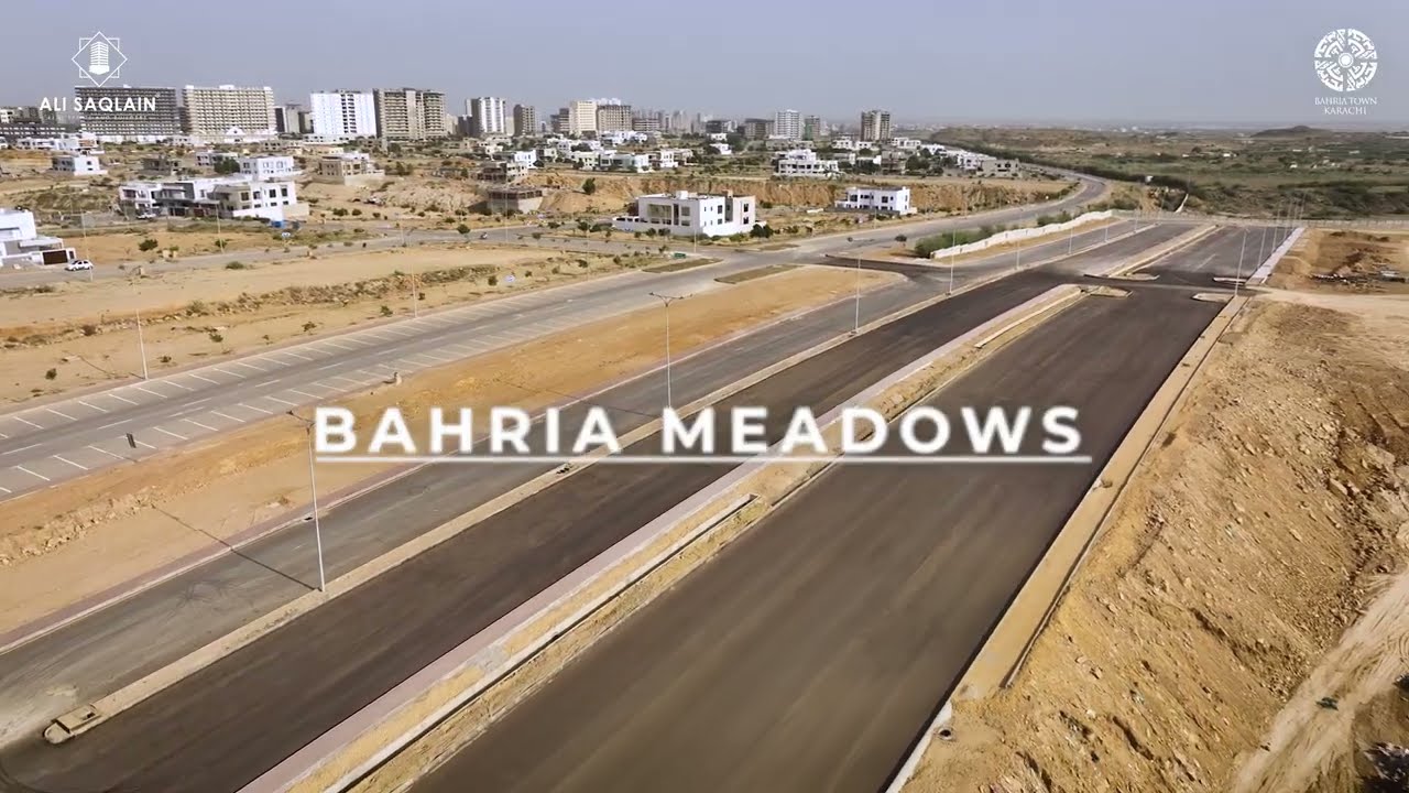 Bahria Meadows Karachi | 350 SQYDS Residential Plots | Book with Ali Saqlain Karachi