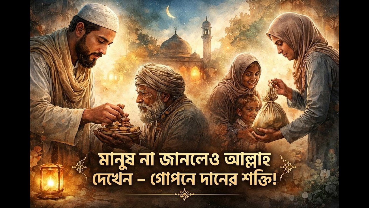 “গোপনে দান: আপনার মনের আশা পূরণ করার চাবিকাঠি” আল্লাহর রহমত আপনার জীবনে আসবে”