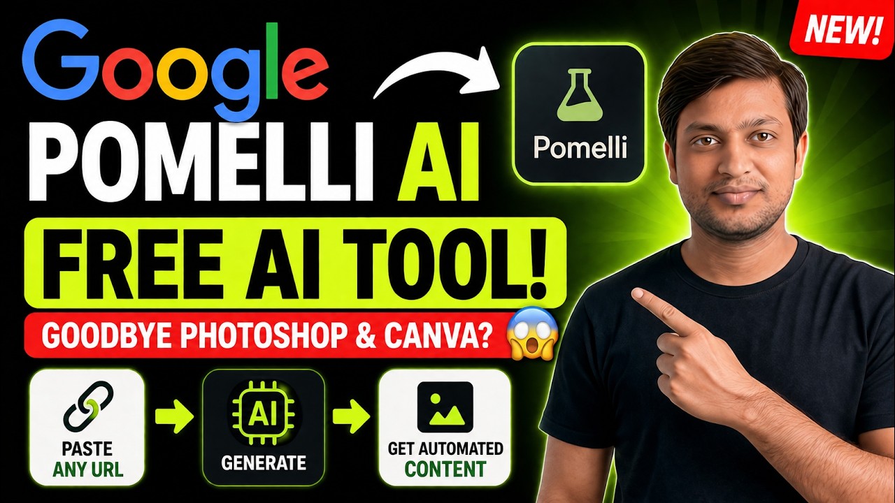 How to Use Google Pomelli AI for Free | Generate Automated Social Media Content from URL