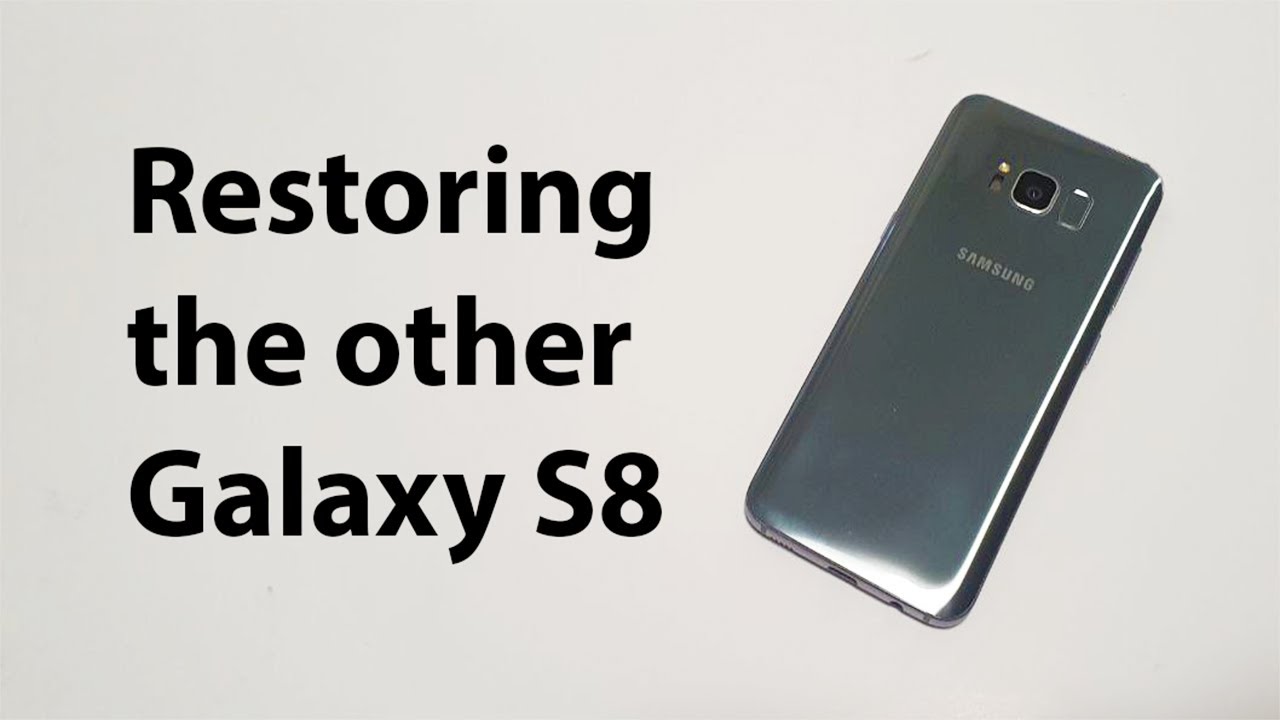 The Saga Continues! - 5€ Galaxy S8 Restoration part 2