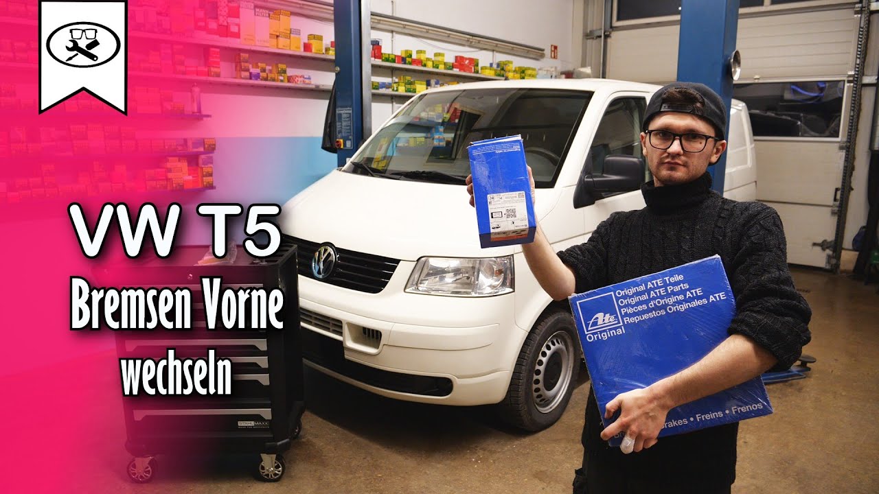 VW T5 BJ 2006 Bremsen Vorne Wechseln | Change front brakes | VitjaWolf | Tutorial | HD |