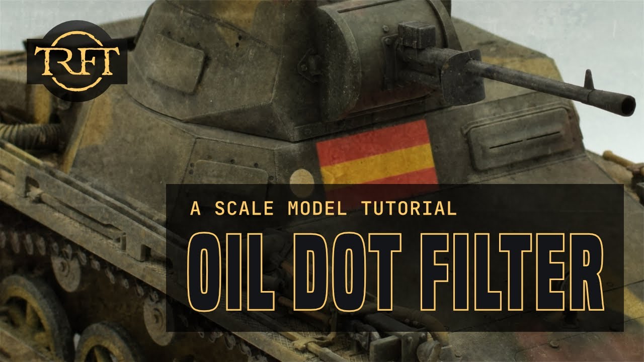 Как легко применить фильтр OIL DOT | Учебное пособие по Panzer 1 Breda
