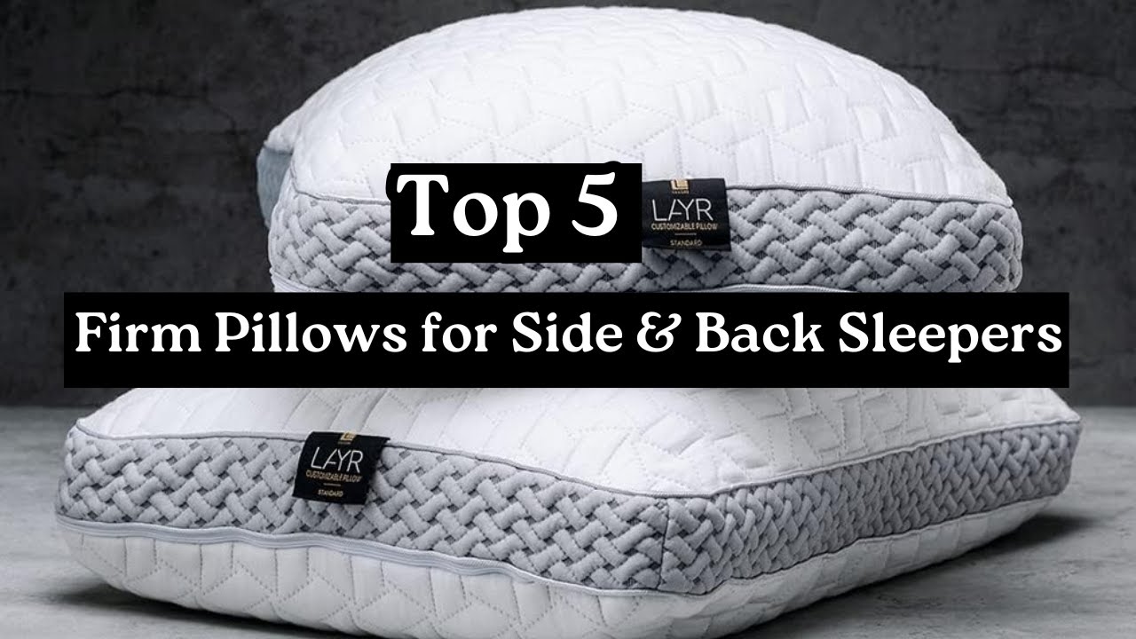Top 5 BEST Firm Pillows for Side & Back Sleepers in 2026 😴 Neck Pain Relief!