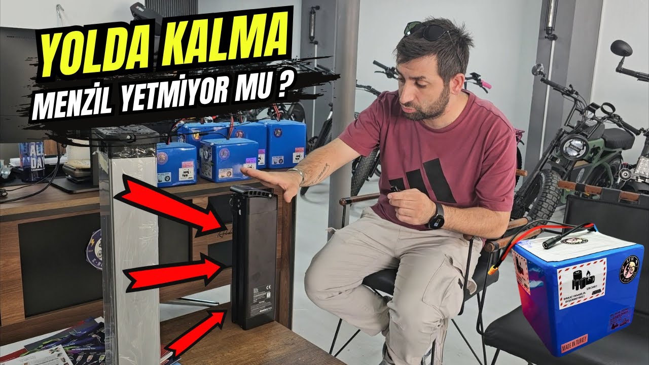 Elektrikli Bisikletimin Bataryası Neden Hızlı Bitiyor ? Ek Batarya Nedir ? #lityumiyonpil