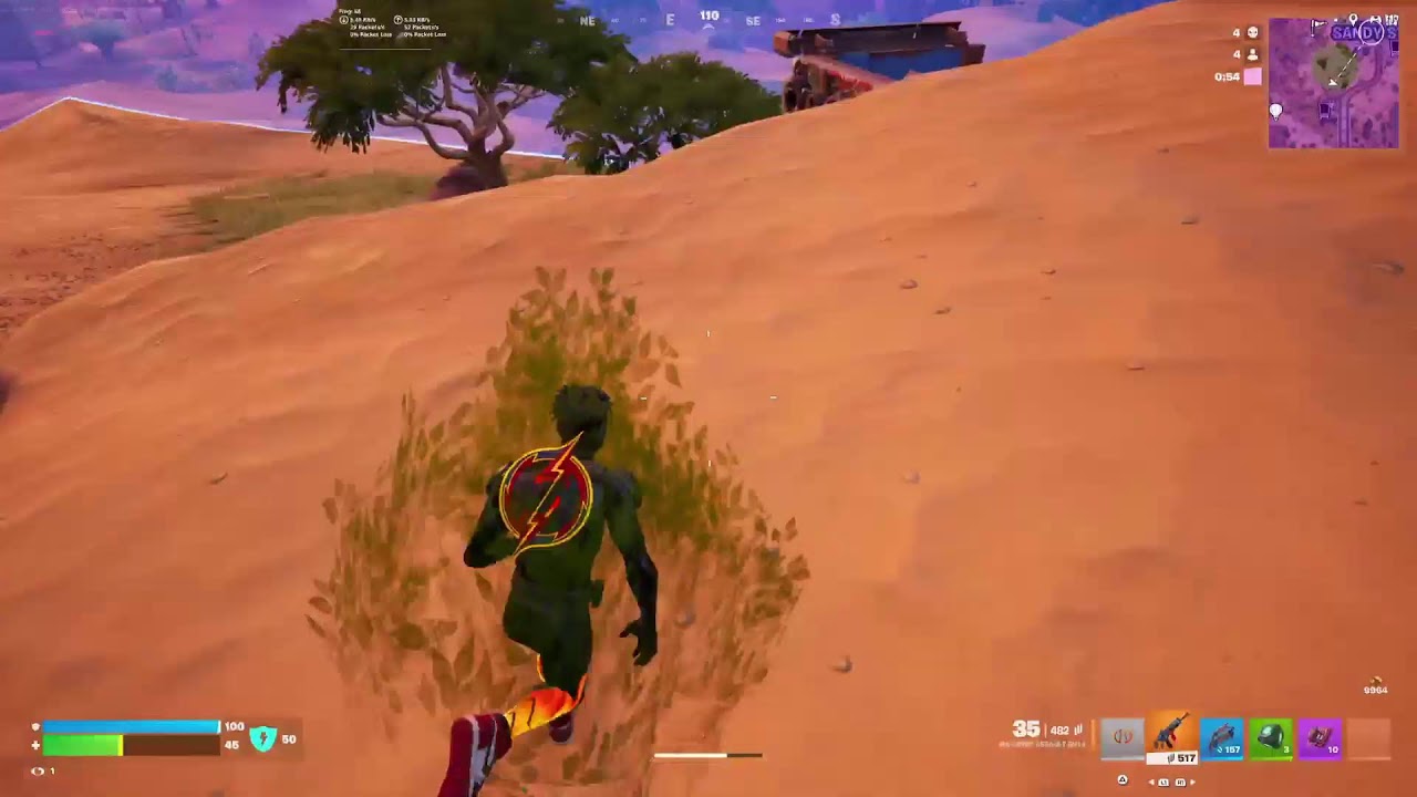 Playing Fortnite
