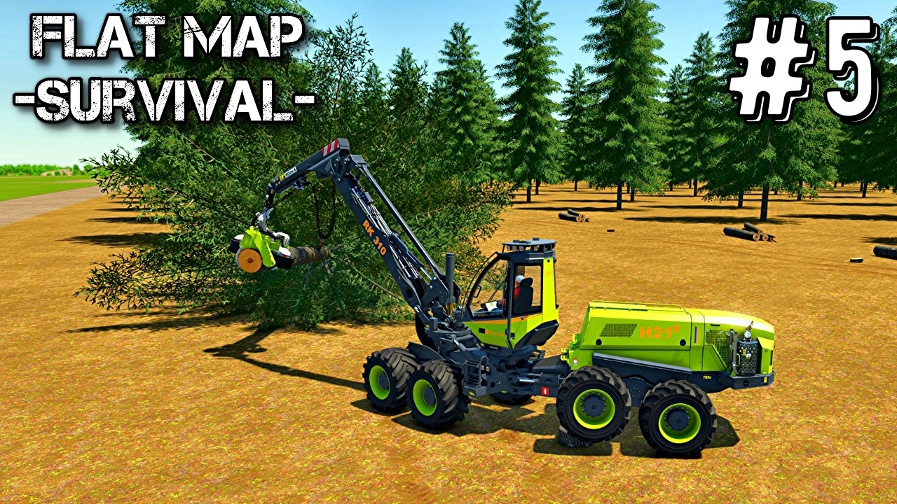 farming Simulator 25 Flat Map  Timelapse Ep #5 survival map fs25 gameplay