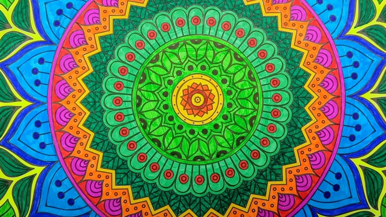 My first Mandala Art 😍
