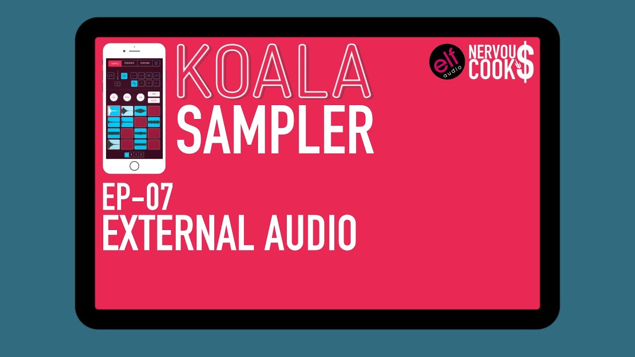 Koala Sampler Tutorial - EP 07 - Using External Audio Sources (Turntables Vinyl)