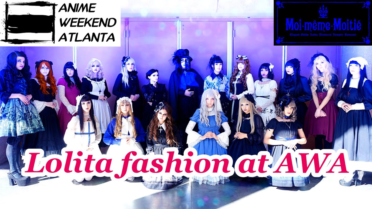 💙 Lolita fashion at Anime Weekend Atlanta 2019 featuring Moi-même-Moitié 💙