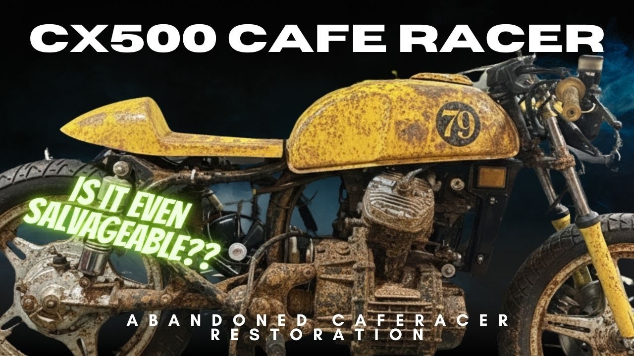 Honda CX500 Cafe Racer DIY Build Time Lapse