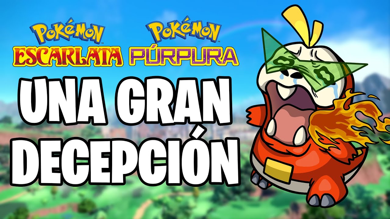POKÉMON ESCARLATA Y PÚRPURA ME HAN DECEPCIONADO DEMASIADO